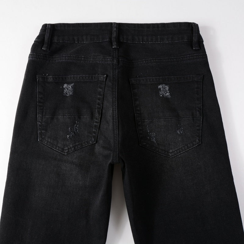 Amiri Zebra Bandana Black Jeans