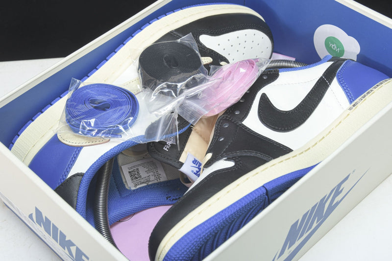 TRAVIS SCOTT AJ1 LOW x FRAGMENT ‘MILITARY BLUE’