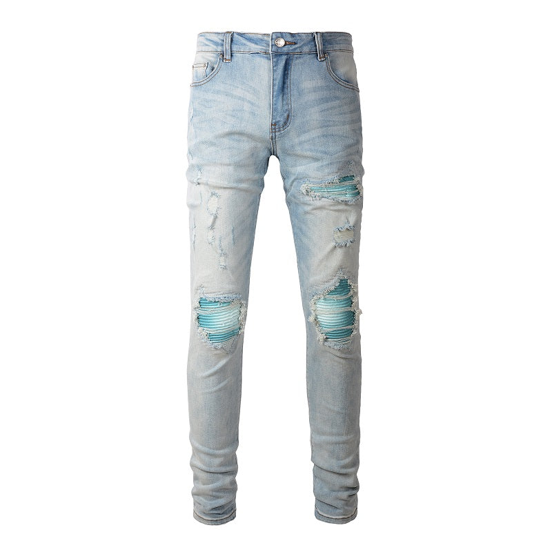 Amiri Blue Gradient Jeans