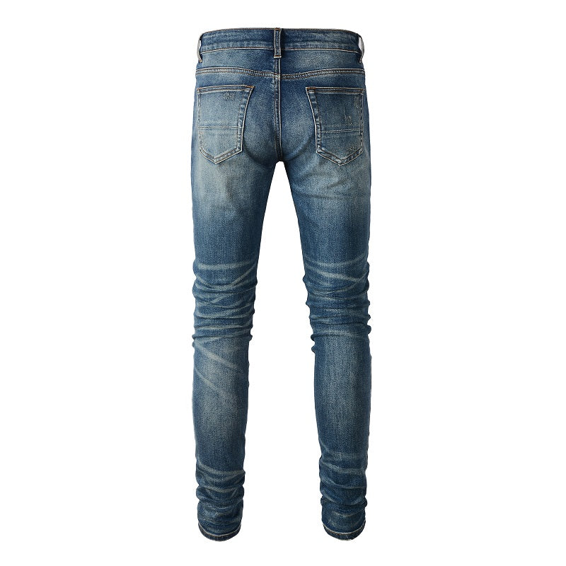 Amiri Patch Blue Jeans