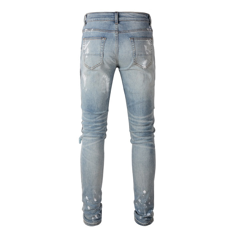 Amiri Black Diamonds Jeans