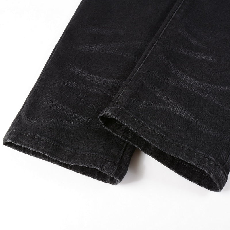 Amiri Blue Gradient Black Jeans