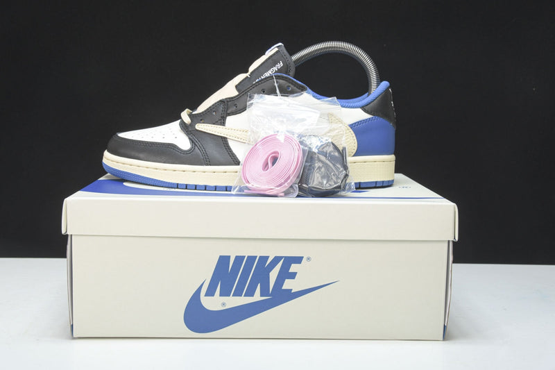 TRAVIS SCOTT AJ1 LOW x FRAGMENT ‘MILITARY BLUE’