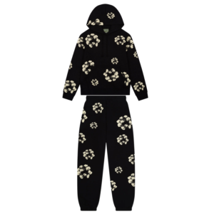Denim tears tracksuit x cpfm wreath black