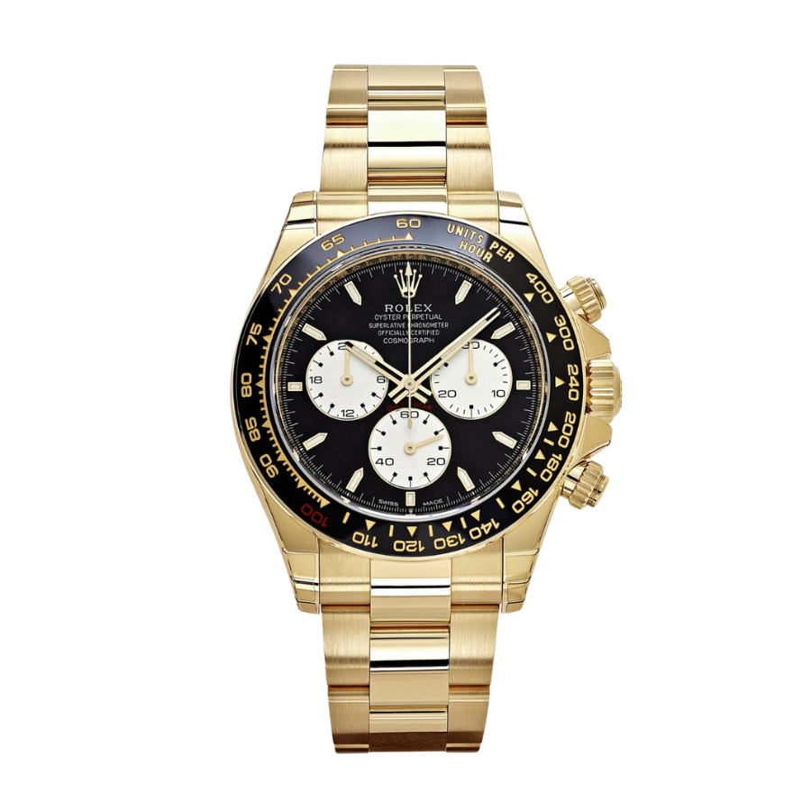 ROLEX DAYTONA YELLOW GOLD BLACK DIAL 40MM