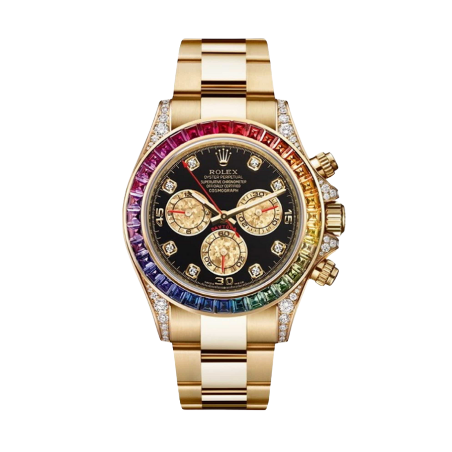 ROLEX DAYTONA BLACK DIAL SAPPHIRE BEZEL 40MM