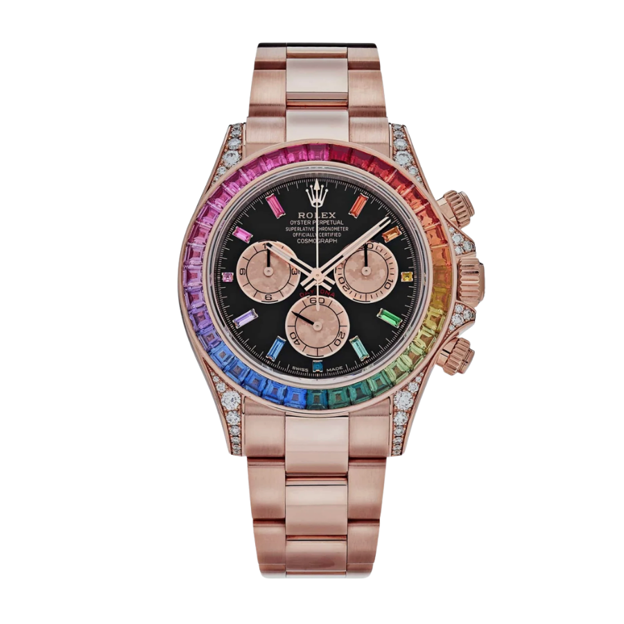 ROLEX DAYTONA BLACK DIAL SAPPHIRE BEZEL 40MM