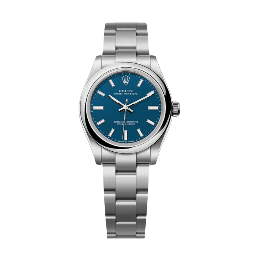 ROLEX OYSTER PERPETUAL BLUE DIAL 36MM