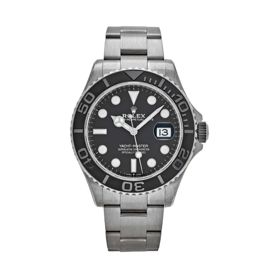 ROLEX YACHT- MASTER TITANIUM BLACK DIAL 42MM