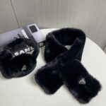 Fur Scarf & Earmuff Set Prada - Image 3